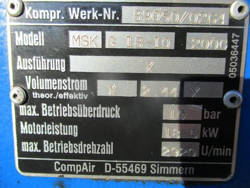 Compair MSK G - 18 - 10