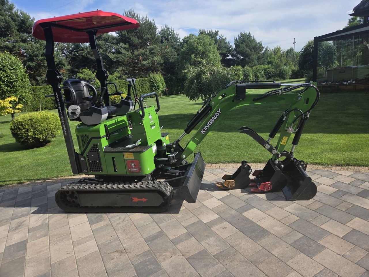 Kingway NX10 Pro Minigraver + Houtgrijper | โฌ6.990 Netto NIEUW