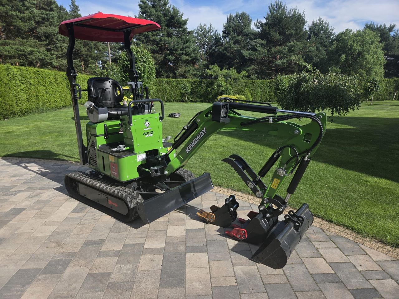 Kingway NX10 Pro Minigraver + Houtgrijper | โฌ6.990 Netto NIEUW