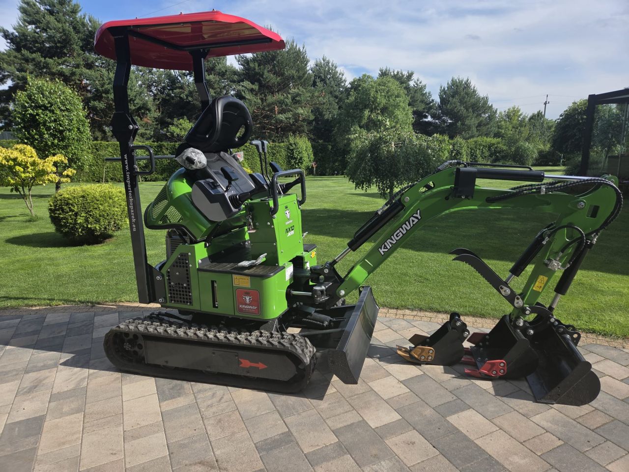 Kingway NX10 Pro Minigraver + Houtgrijper | โฌ6.990 Netto NIEUW