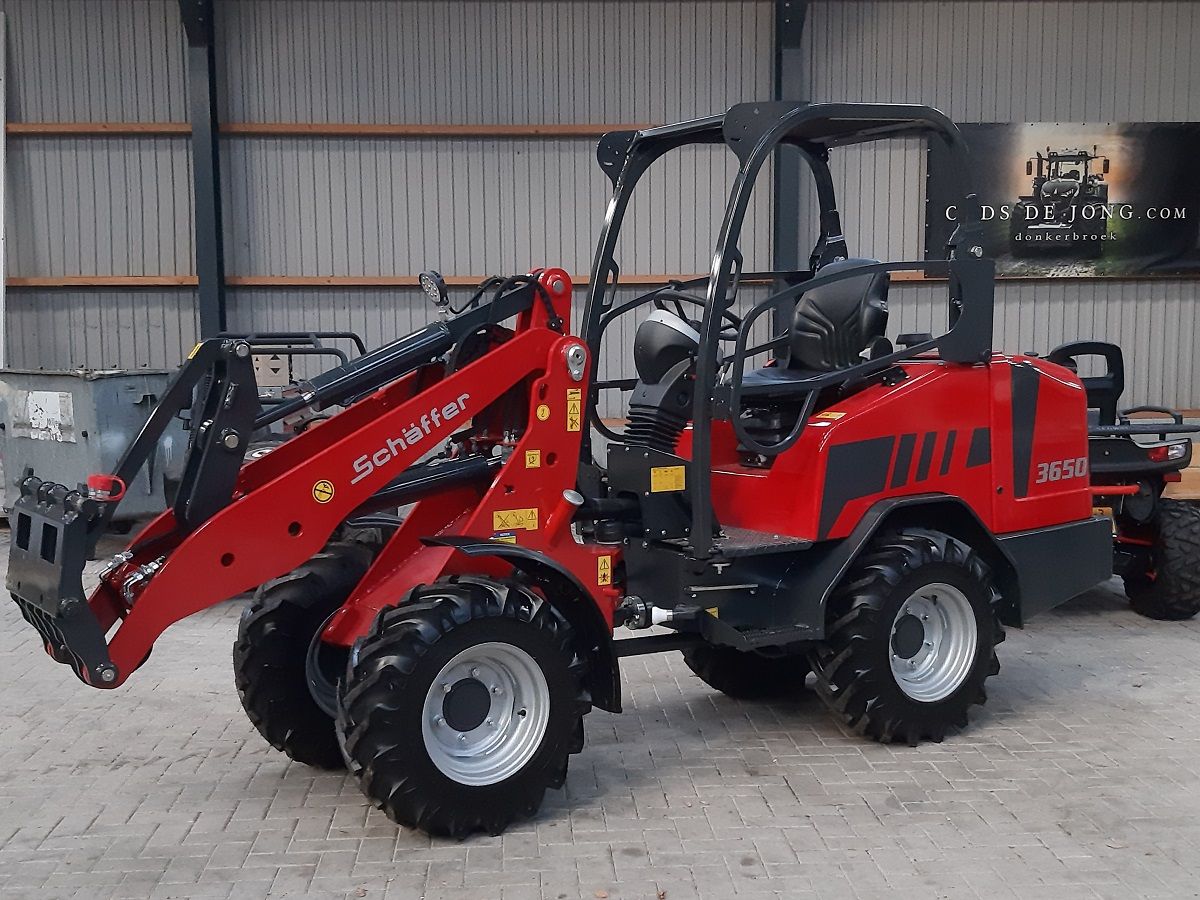 Schäffer 3650 minishovel, shovel, wiellader, BJ2026, Nieuw!