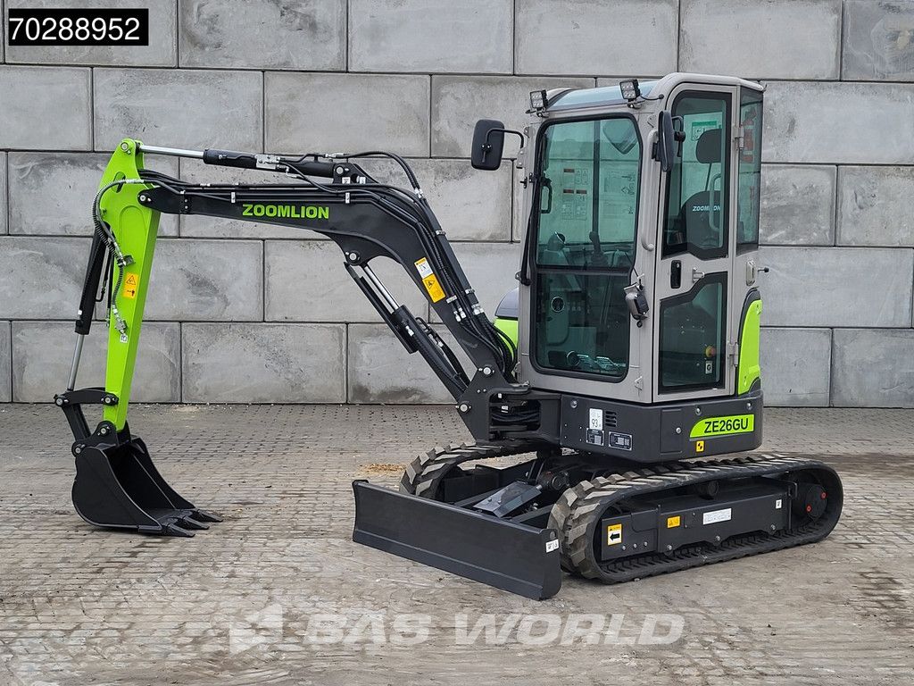 Zoomlion ZE26 GU FACTORY WARRANTY – CE CERTIFIED - KUBOTA ENGINE