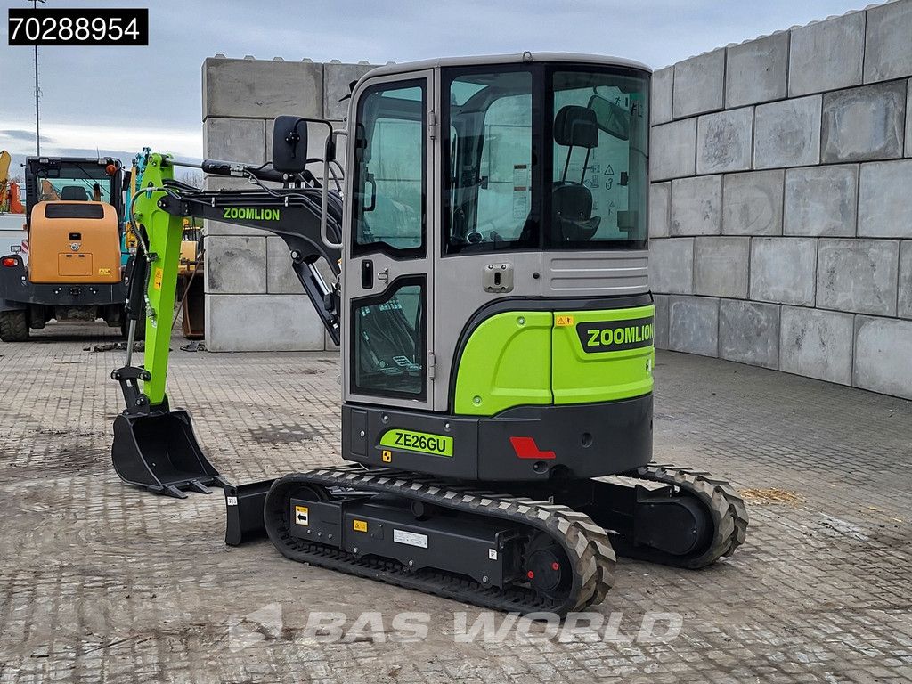 Zoomlion ZE26 GU FACTORY WARRANTY – CE CERTIFIED - KUBOTA ENGINE