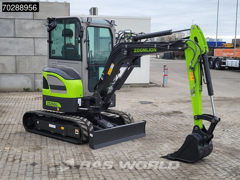 Zoomlion ZE26 GU FACTORY WARRANTY – CE CERTIFIED - KUBOTA ENGINE