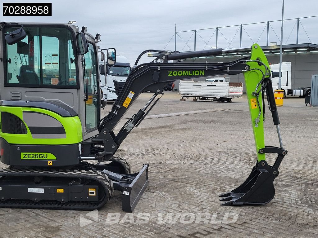 Zoomlion ZE26 GU FACTORY WARRANTY – CE CERTIFIED - KUBOTA ENGINE