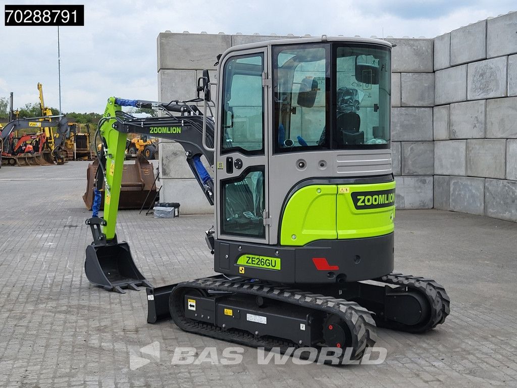 Zoomlion ZE26 GU FACTORY WARRANTY – CE CERTIFIED - KUBOTA ENGINE