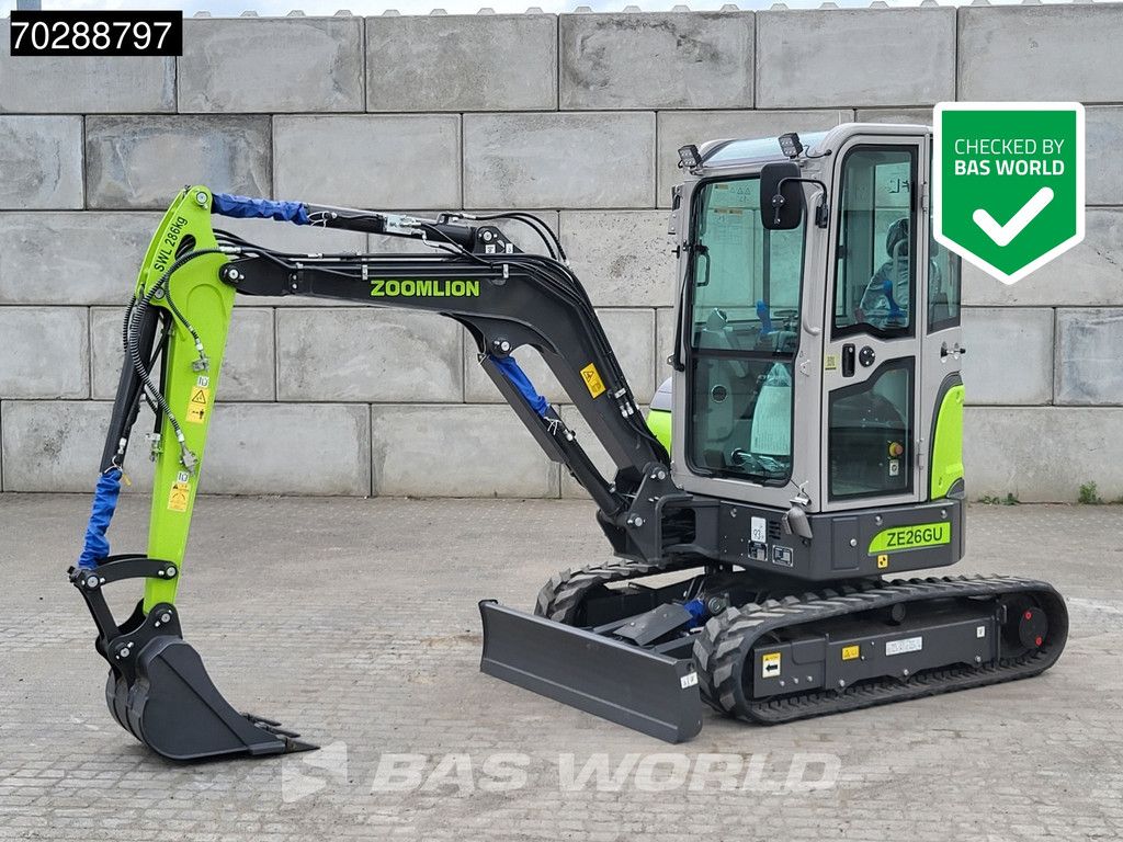 Zoomlion ZE26 GU FACTORY WARRANTY – CE CERTIFIED - KUBOTA ENGINE
