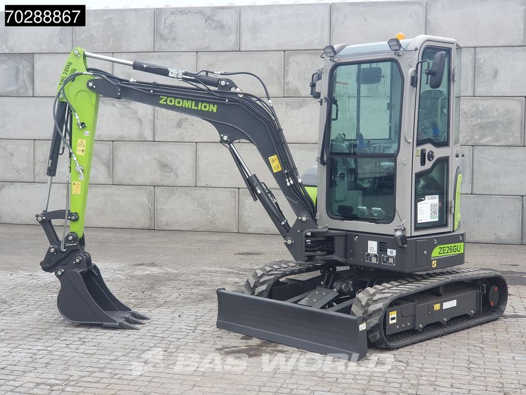 Zoomlion ZE26 GU FACTORY WARRANTY – CE CERTIFIED - KUBOTA ENGINE