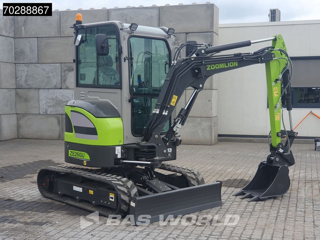 Zoomlion ZE26 GU FACTORY WARRANTY – CE CERTIFIED - KUBOTA ENGINE