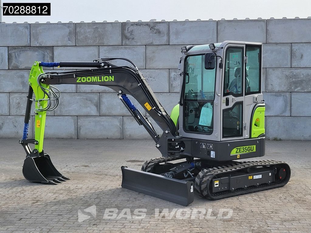 Zoomlion ZE35 GU FACTORY WARRANTY -KUBOTA ENGINE -A/C