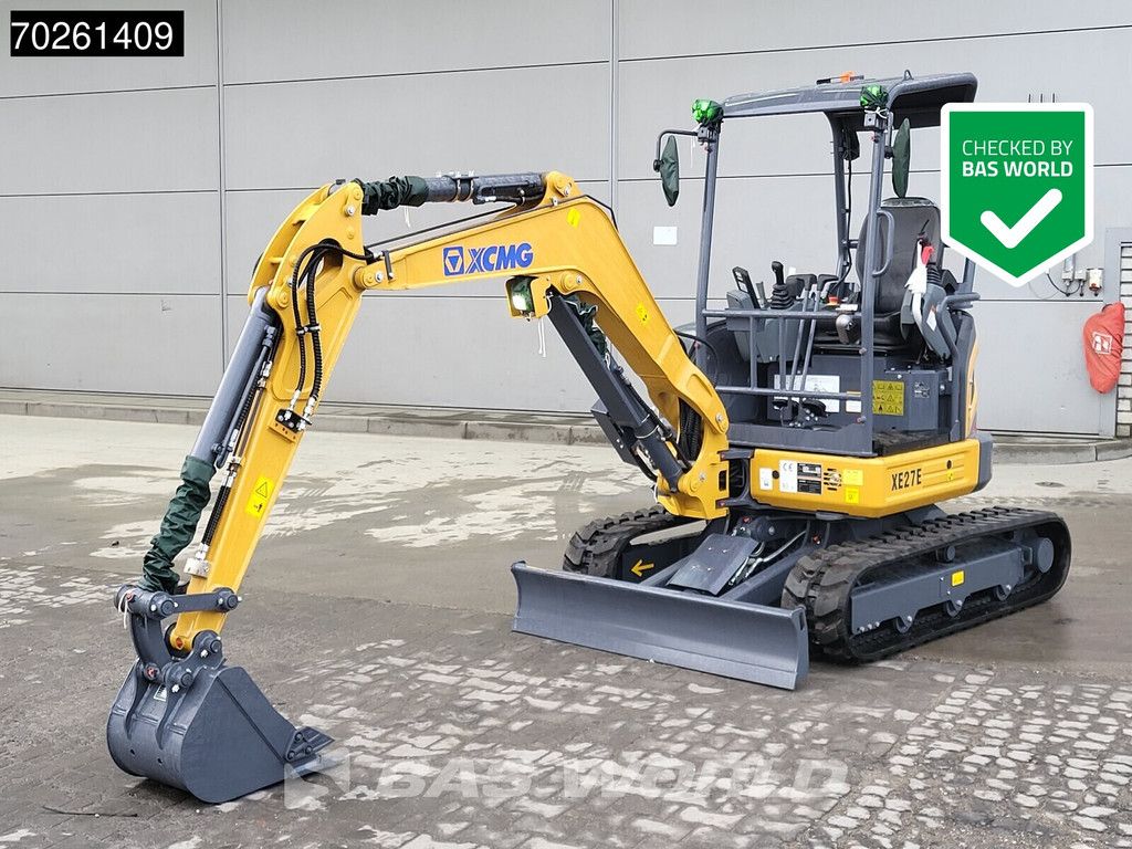 XCMG XE27 E FACTORY WARRANTY - KUBOTA ENGINE - CE CERTIFIED