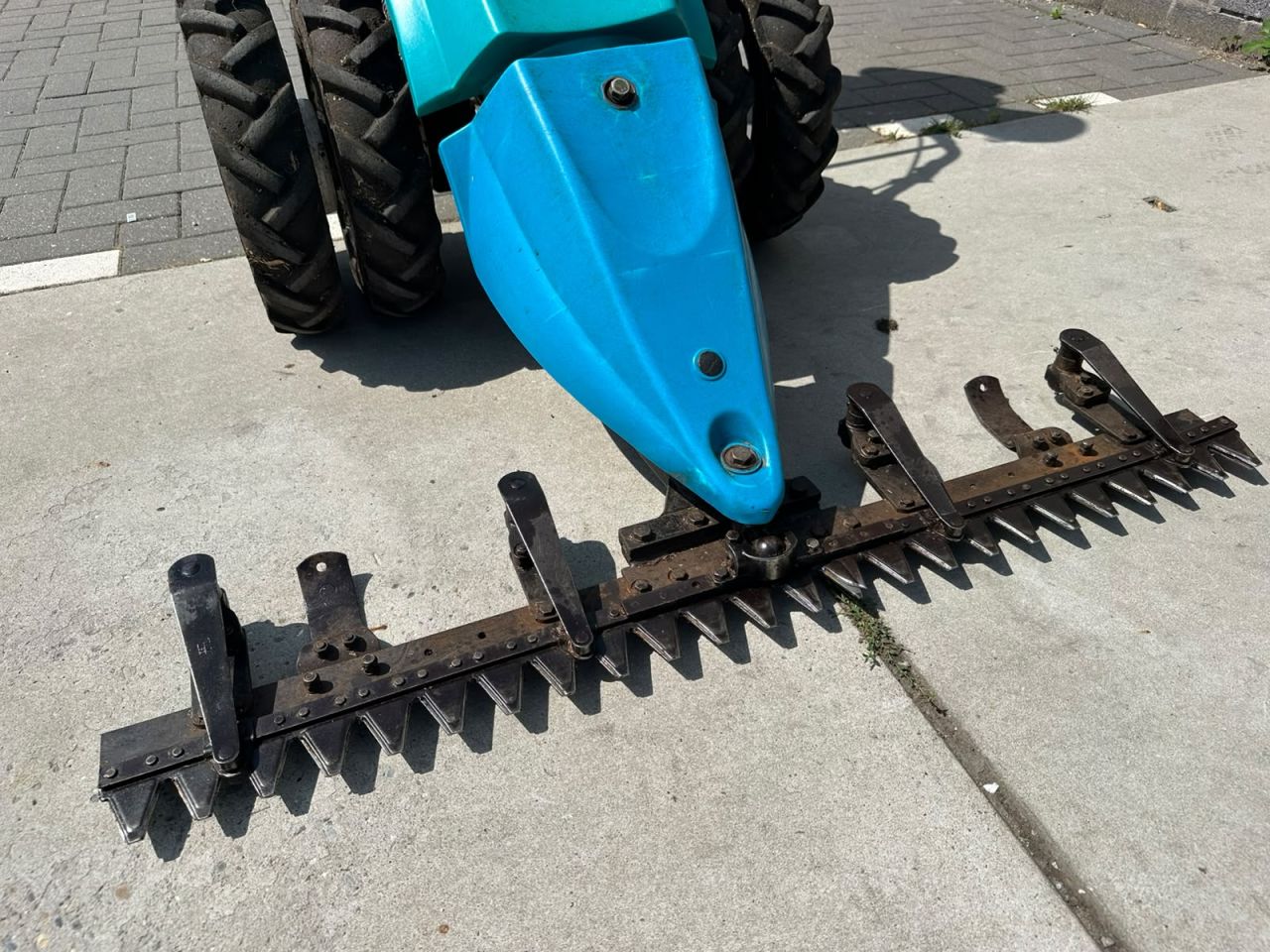 Bertolini vingerbalkmaaier met Lombardini diesel motor