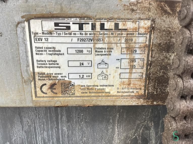 Stackers Electric Still EXV12 2019