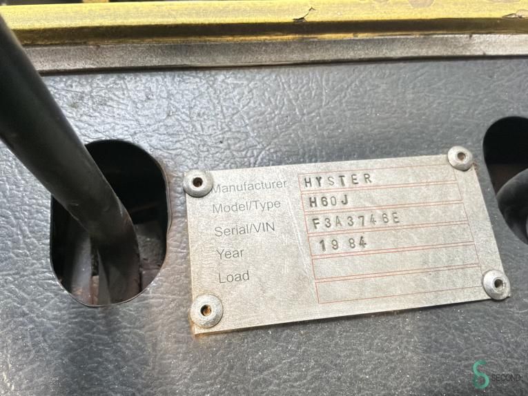 Forklifts Diesel Hyster H60FT 1984