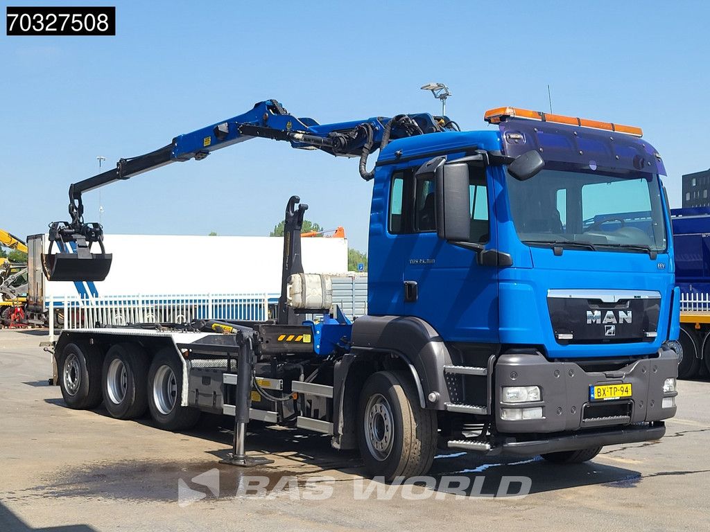 MAN TGS TGS 35.360 8X4 Palfinger Q170Z95TR Z-Crane + Hooklift Euro 5