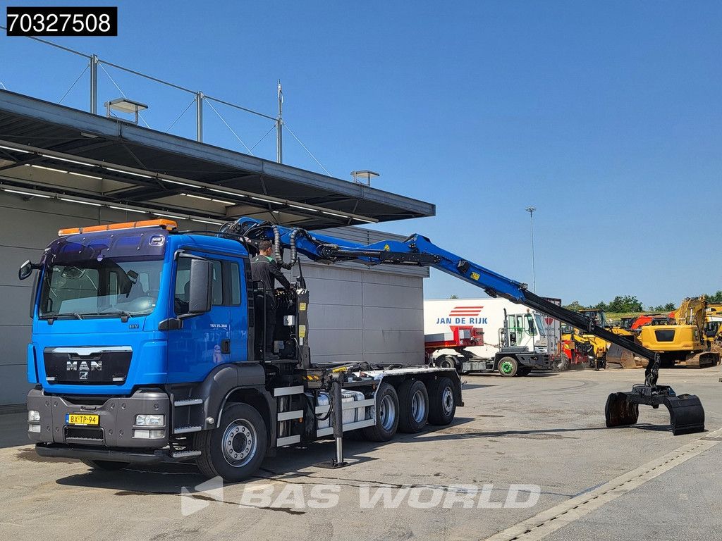 MAN TGS TGS 35.360 8X4 Palfinger Q170Z95TR Z-Crane + Hooklift Euro 5