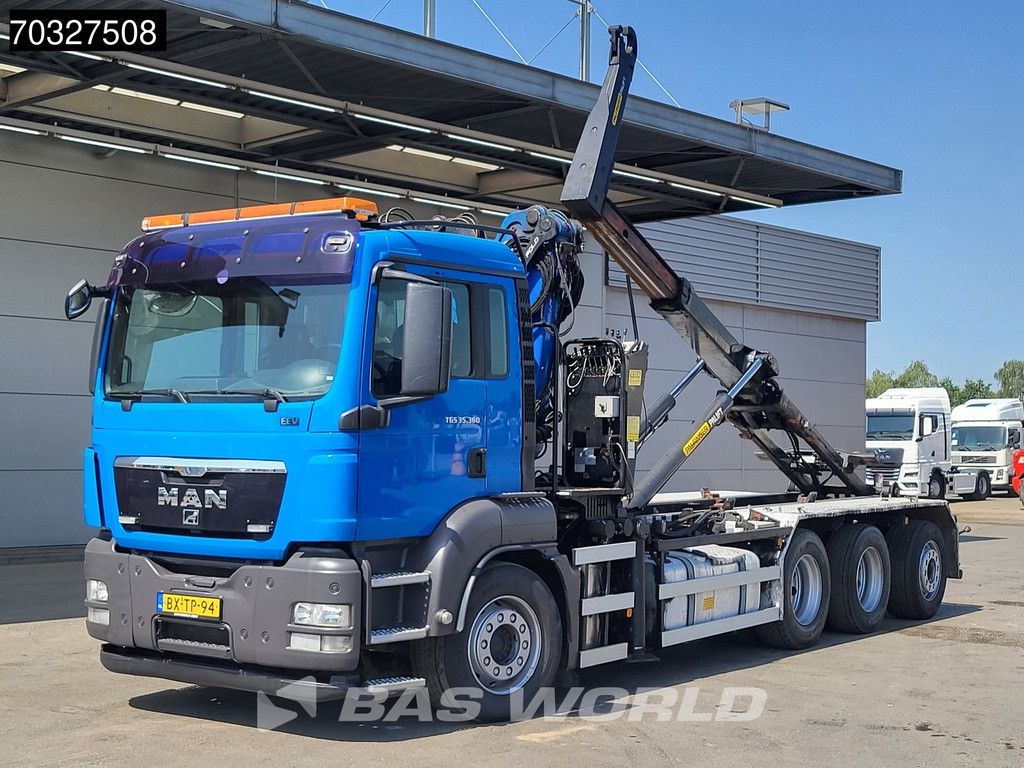 MAN TGS TGS 35.360 8X4 Palfinger Q170Z95TR Z-Crane + Hooklift Euro 5