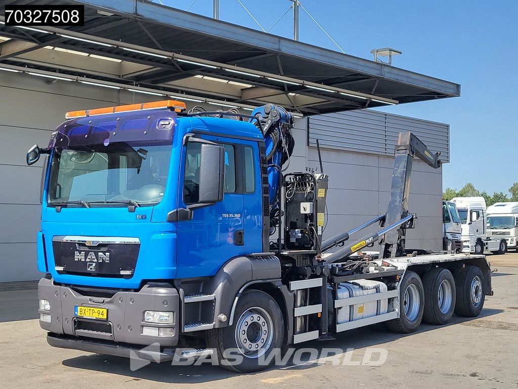 MAN TGS TGS 35.360 8X4 Palfinger Q170Z95TR Z-Crane + Hooklift Euro 5