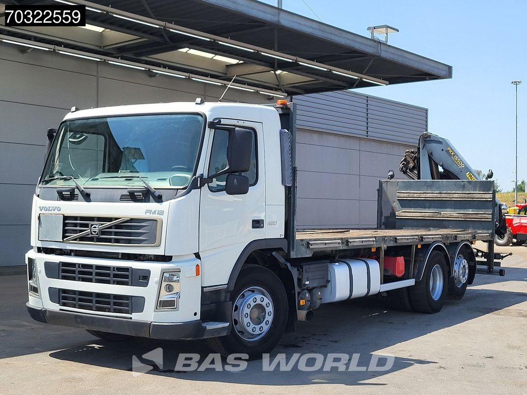 Volvo FM FM 420 6X2 Palfinger PK15500 Crane Manual Gearbox Euro 3
