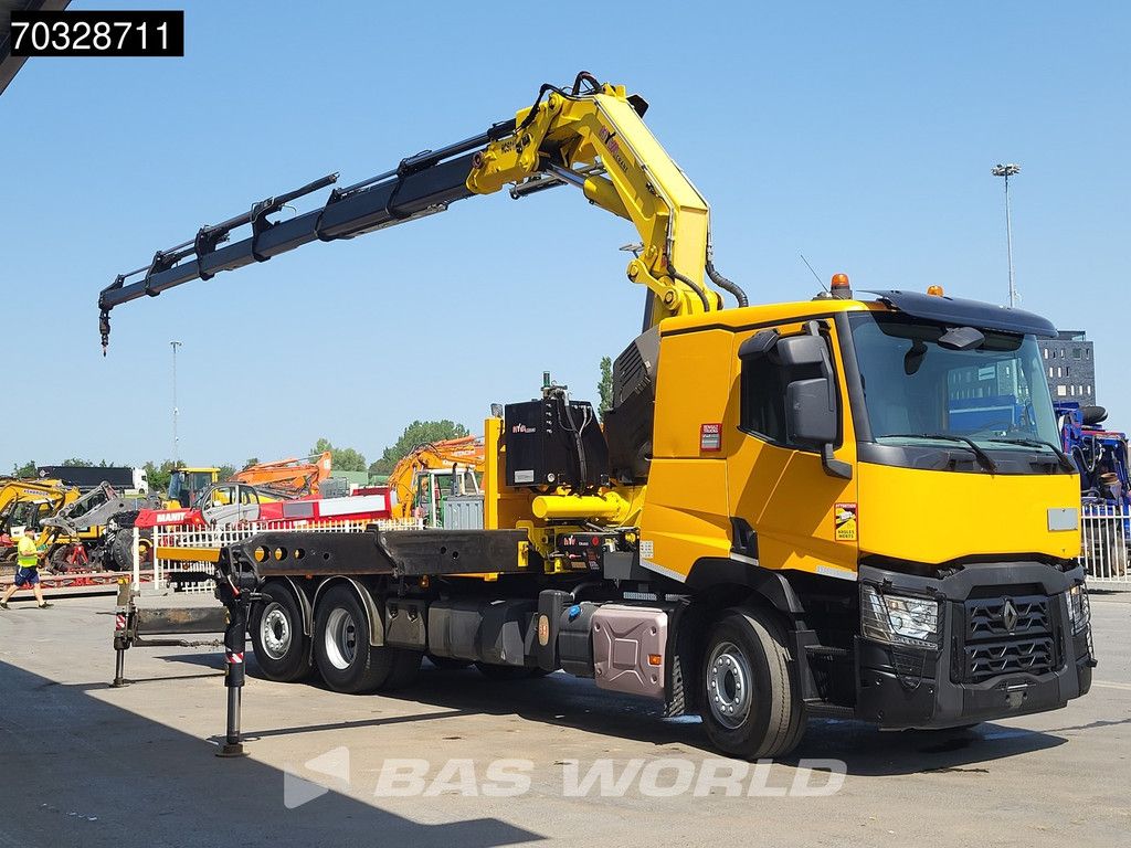 Renault C 440 6X2 HYVA 50T/M Crane 6 Extensions Lift+Steering Axle Euro 6