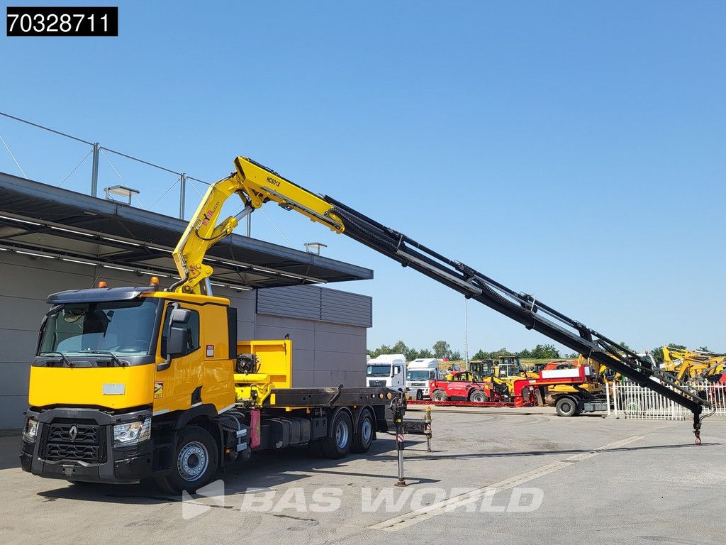 Renault C 440 6X2 HYVA 50T/M Crane 6 Extensions Lift+Steering Axle Euro 6
