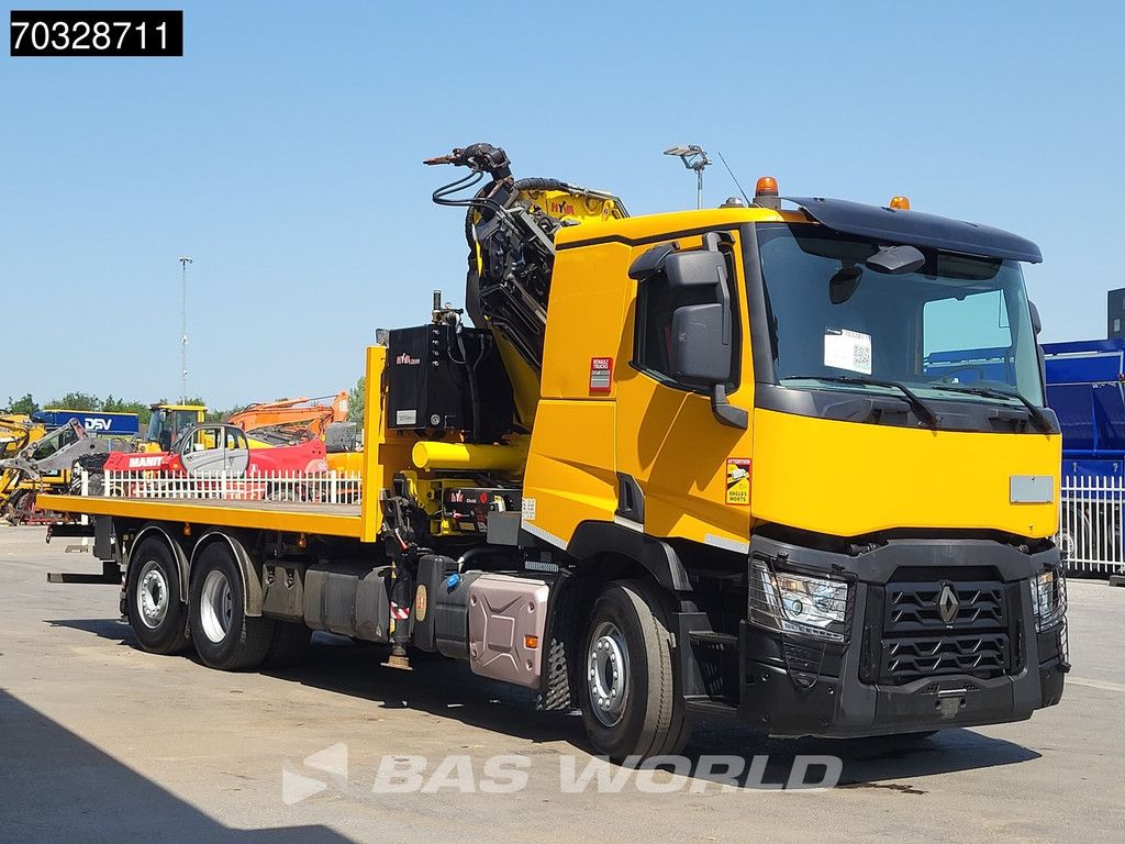 Renault C 440 6X2 HYVA 50T/M Crane 6 Extensions Lift+Steering Axle Euro 6