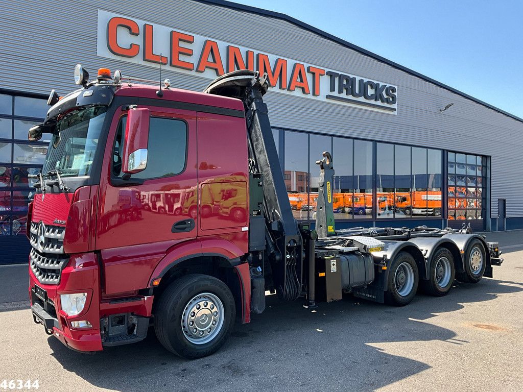 Mercedes-Benz Arocs 3253 Euro 6 8x4 Palfinger 17 Tonmeter Z-kraan