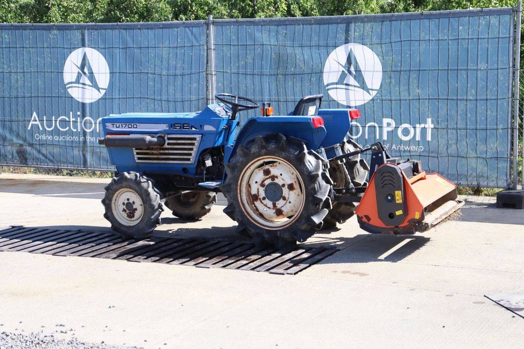 Iseki TU1700F Diesel-Kleintraktor 17 PS mit Schlegelmäher (Margin)