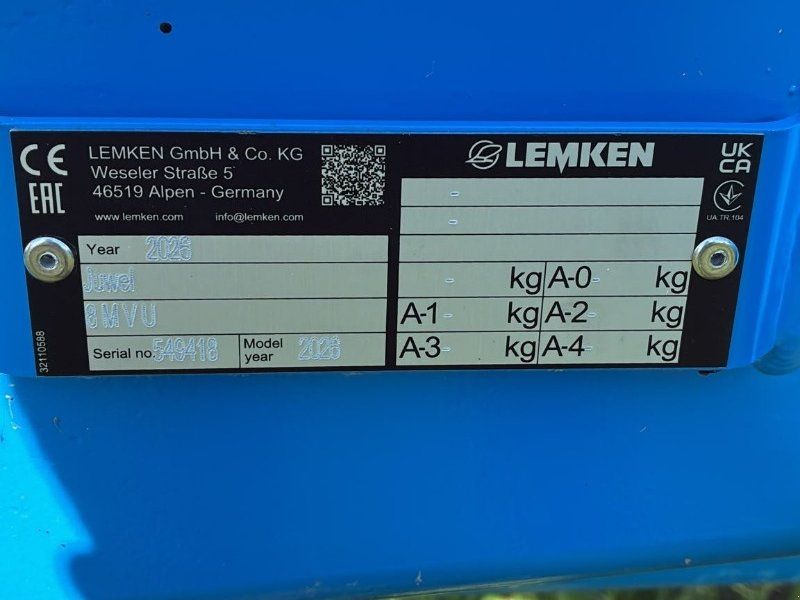 Lemken JUWEL 8 MVU