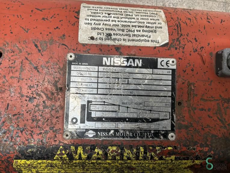 Forklifts Diesel Nissan FD25 2003