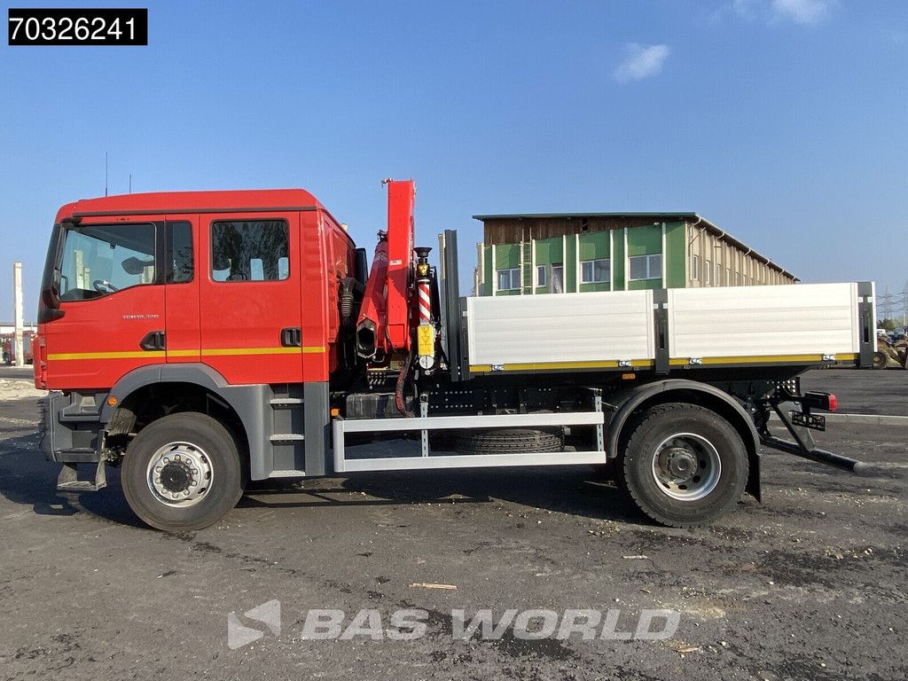 MAN TGM 18.320 4X4 NEW! Double cabin Fassi F115 Automatic Full Steel Euro 6