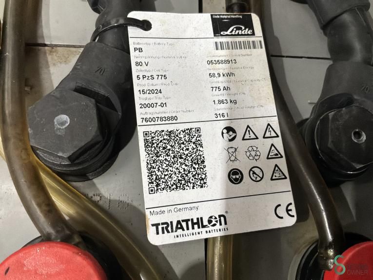 Forklifts Electric Linde E35HL triplex 2021 Battery 2024
