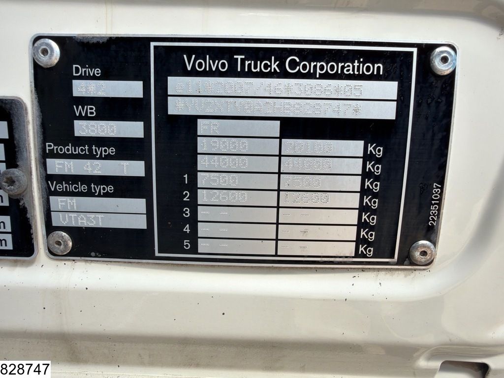 Volvo FM EURO 6, Lohr, PTO