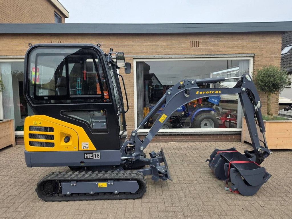 Euotrac HE18 Diesel Mini Excavator (Kubota engine) New