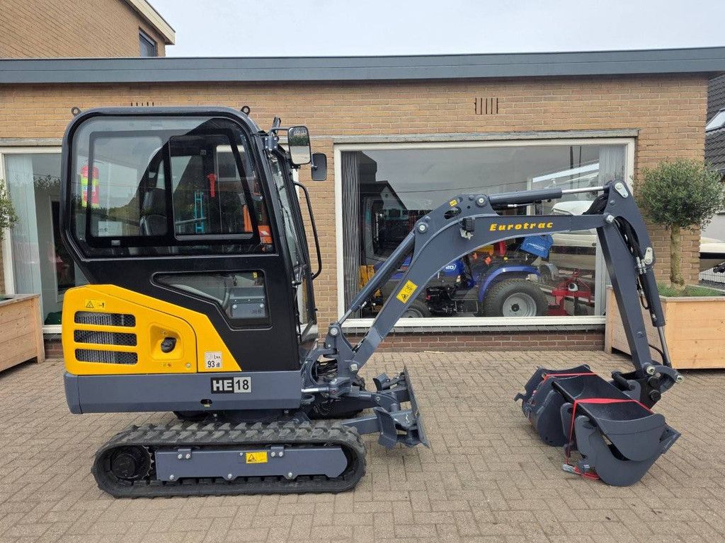 Euotrac HE18 Diesel Mini Excavator (Kubota engine) New