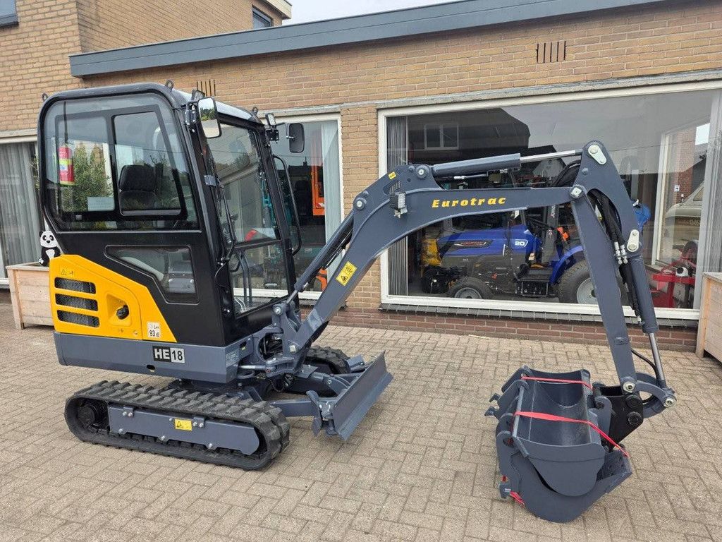 Euotrac HE18 Diesel Mini Excavator (Kubota engine) New