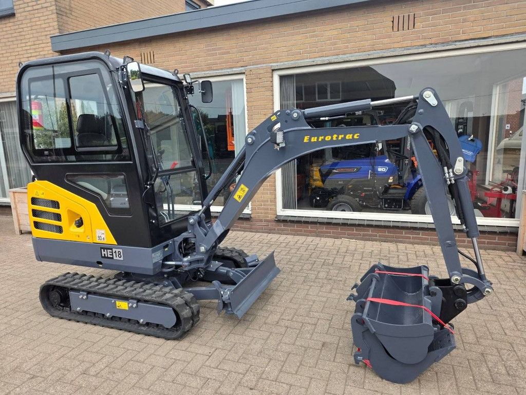 Euotrac HE18 Diesel Mini Excavator (Kubota engine) New