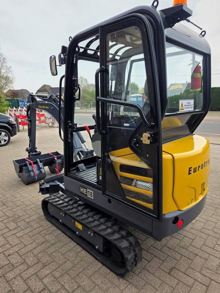 Euotrac HE18 Diesel Mini Excavator (Kubota engine) New