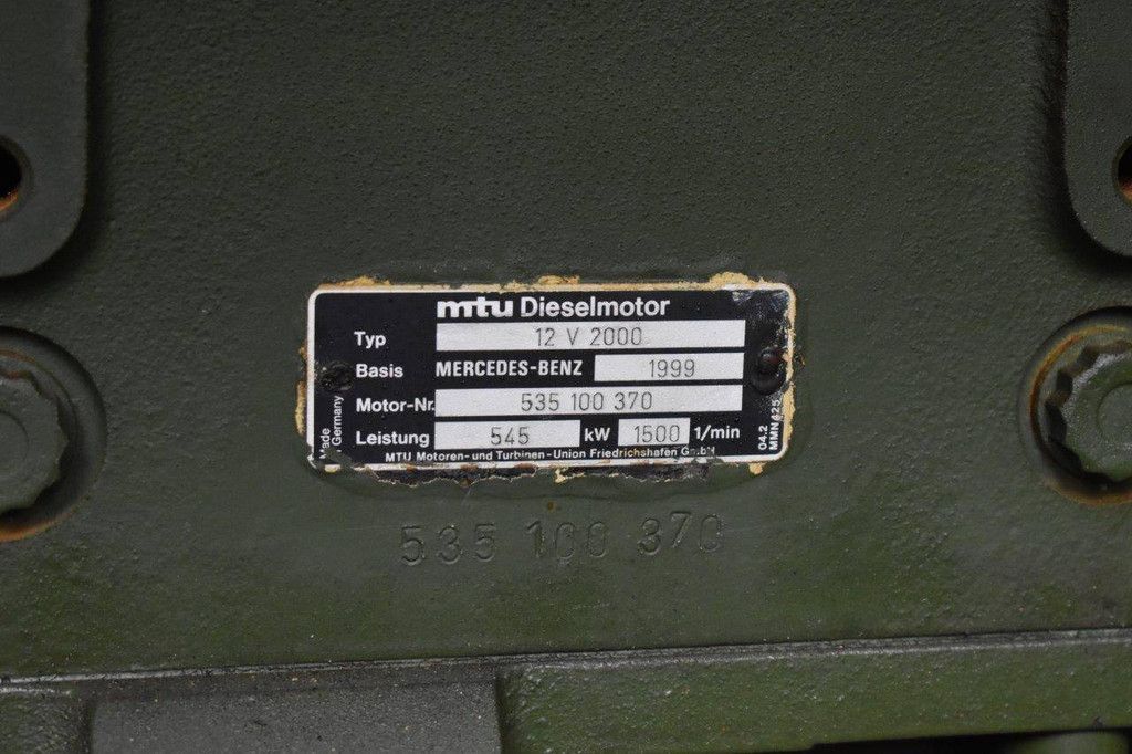 Generator in container SVA 400KW Diesel 500kVA