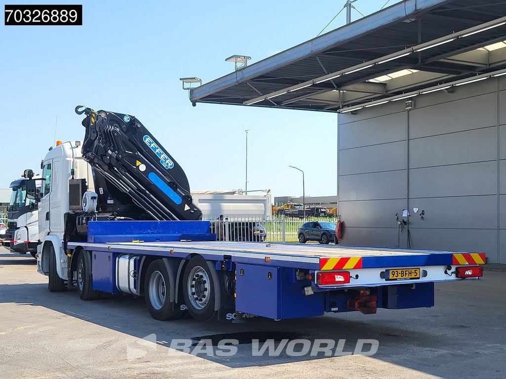 Scania G G410 8X2 NL-Truck EFFER 525/6S Crane kran Lift+Steering Axle Full Air Euro 6