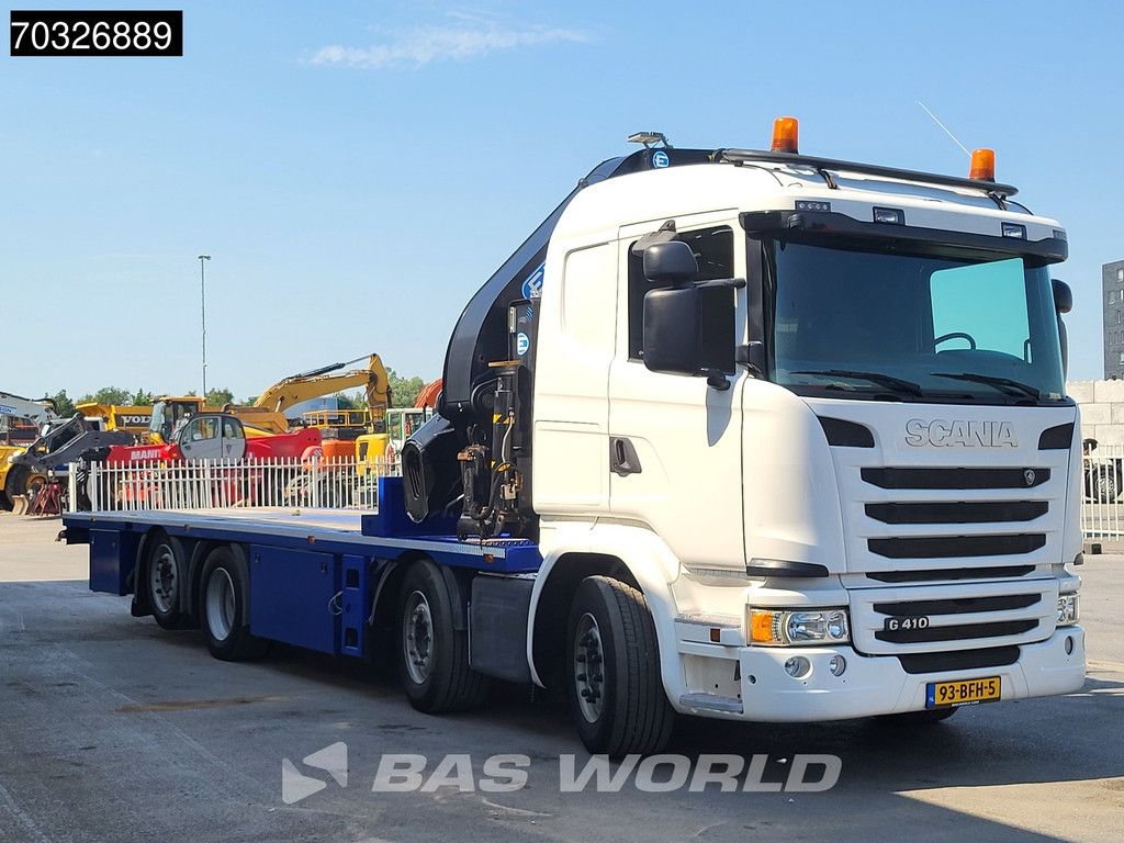 Scania G G410 8X2 NL-Truck EFFER 525/6S Crane kran Lift+Steering Axle Full Air Euro 6