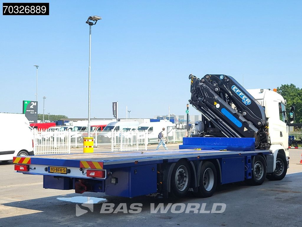 Scania G G410 8X2 NL-Truck EFFER 525/6S Crane kran Lift+Steering Axle Full Air Euro 6
