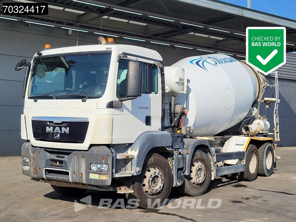 MAN TGS 32.400 8X4 Liebherr Mixer Full Steel Suspension Euro 5