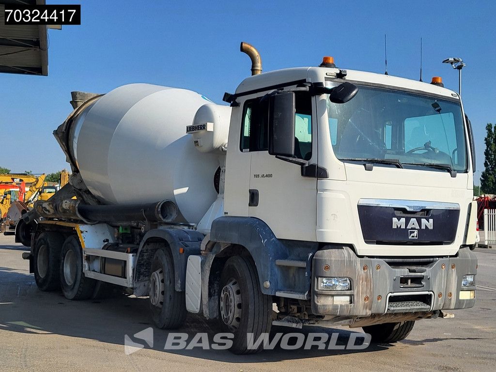 MAN TGS 32.400 8X4 Liebherr Mixer Full Steel Suspension Euro 5