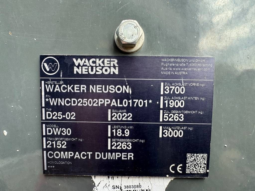 Wacker Neuson DW 30