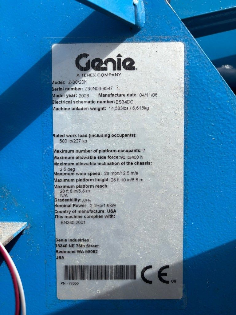 Genie Z 30/20 N RJ