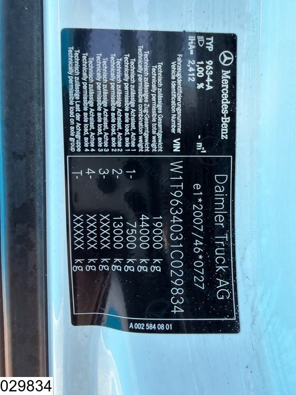 Mercedes Actros 1845 EURO 6D