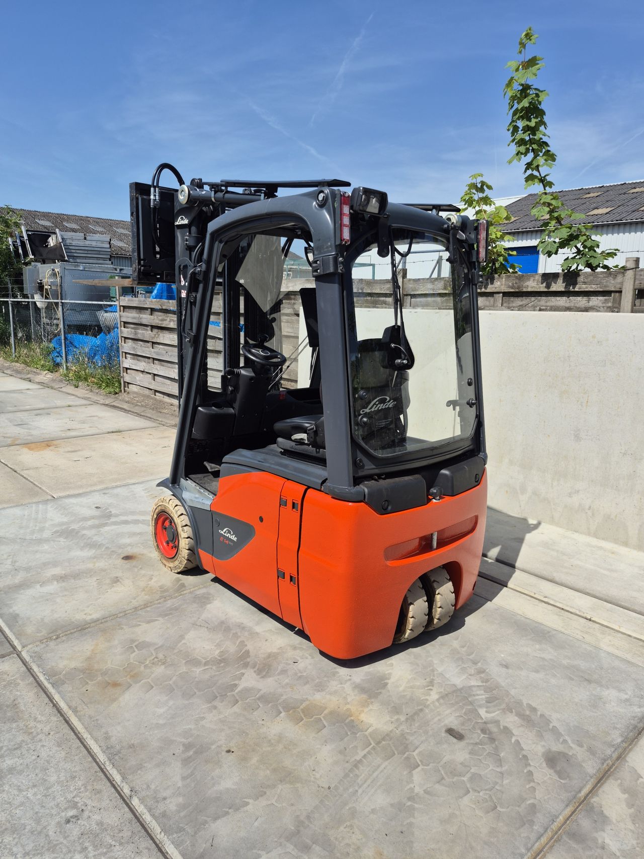 Linde E14-02 triplex sideshift vorkversteller bj 2019