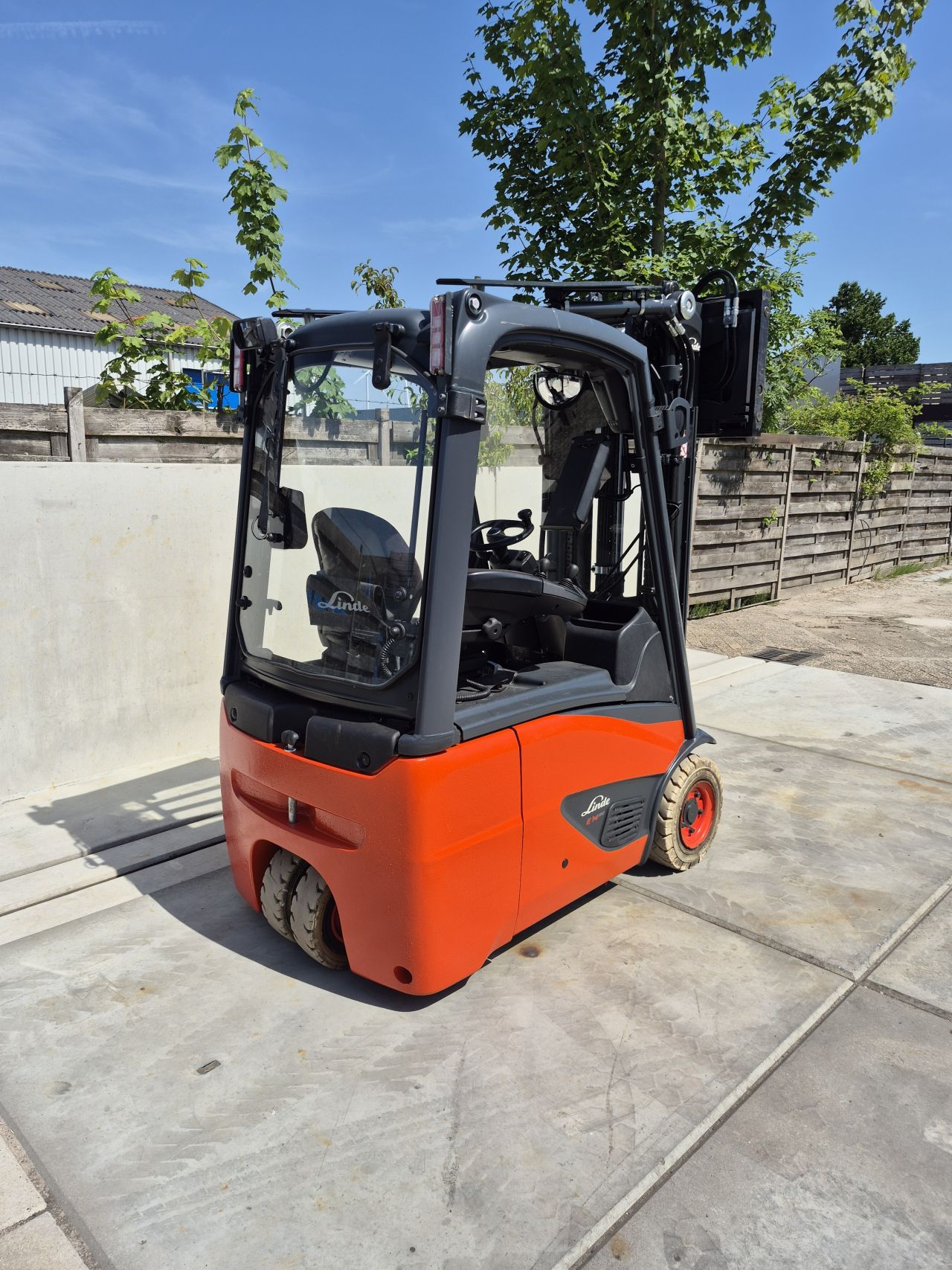 Linde E14-02 triplex sideshift vorkversteller bj 2019