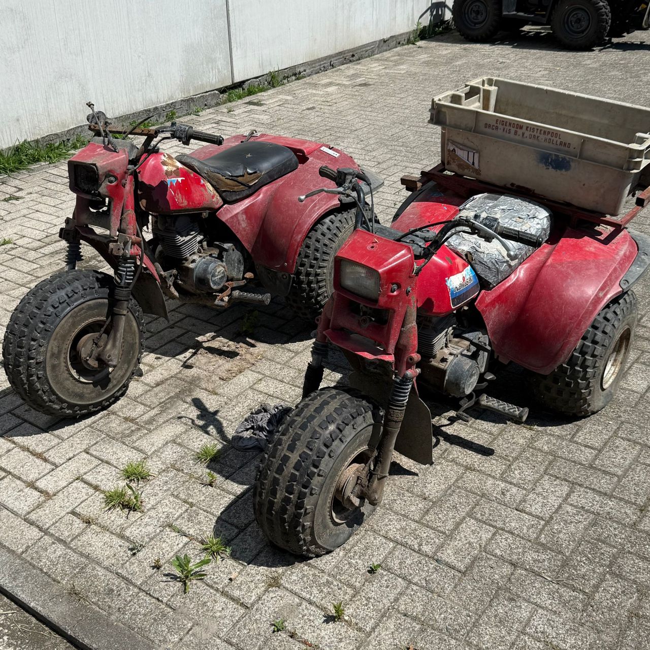 3x Kawasaki KLT160 Trike